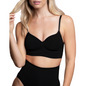 BYE-BRA - MEDIUM CONTROL BRA WITHOUT DOTS BLACK SIZE M