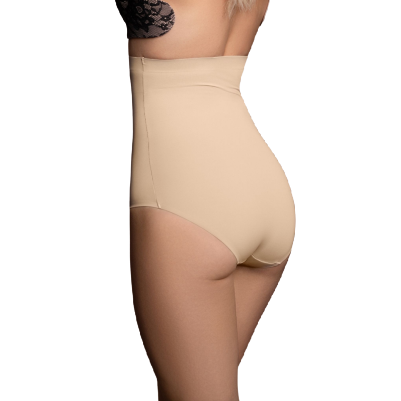 BYE-BRA - SEAMLESS BELT PANTIES STYLE BEIGE SIZE S