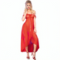 CHILIROSE - CR 3716 BABYDOLL LONGO VERMELHO S/M